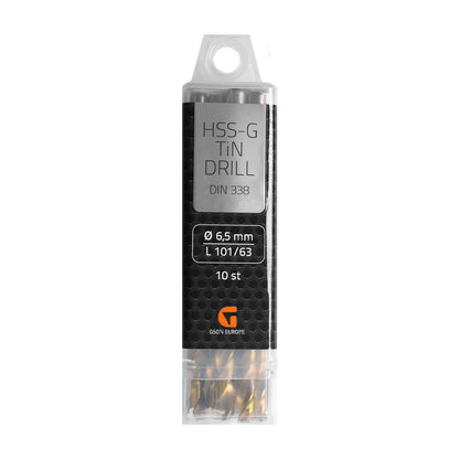 HSS-G TiN Borr – snabbstål 1–13 mm | Styckvis