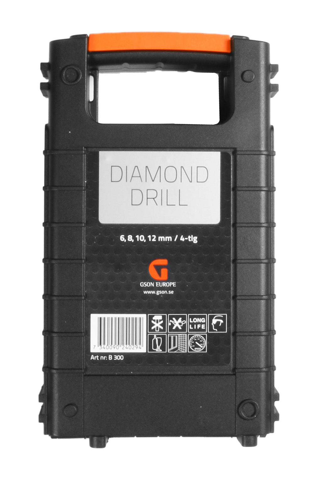 Diamond Drill Set, 4 pcs – diamond drill for tiles and ceramics, M14 thread