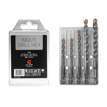 Universalborr Set 5-pack 5–10 mm | 1/4" bitsfäste