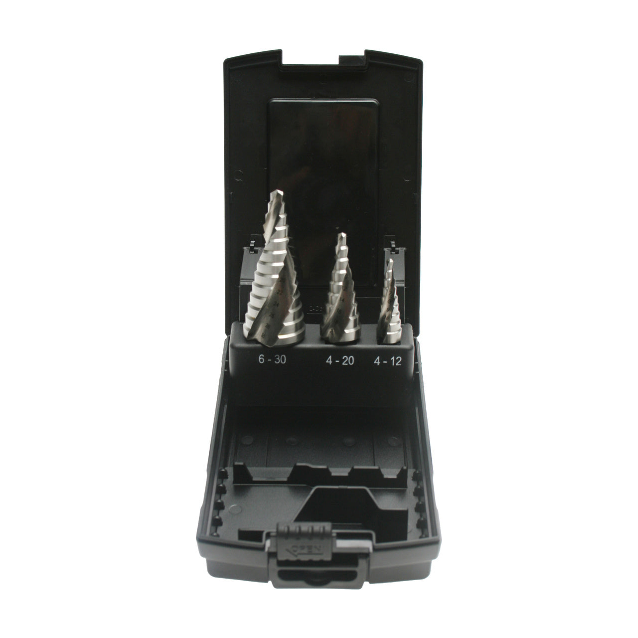 Stegborrset – 3 delar (4–30 mm) | Stegborrar i HSS-G M2