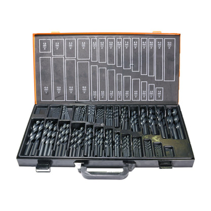 HSS-R Borrset – 220 delar 1–13 mm | DIN 338 snabbstål