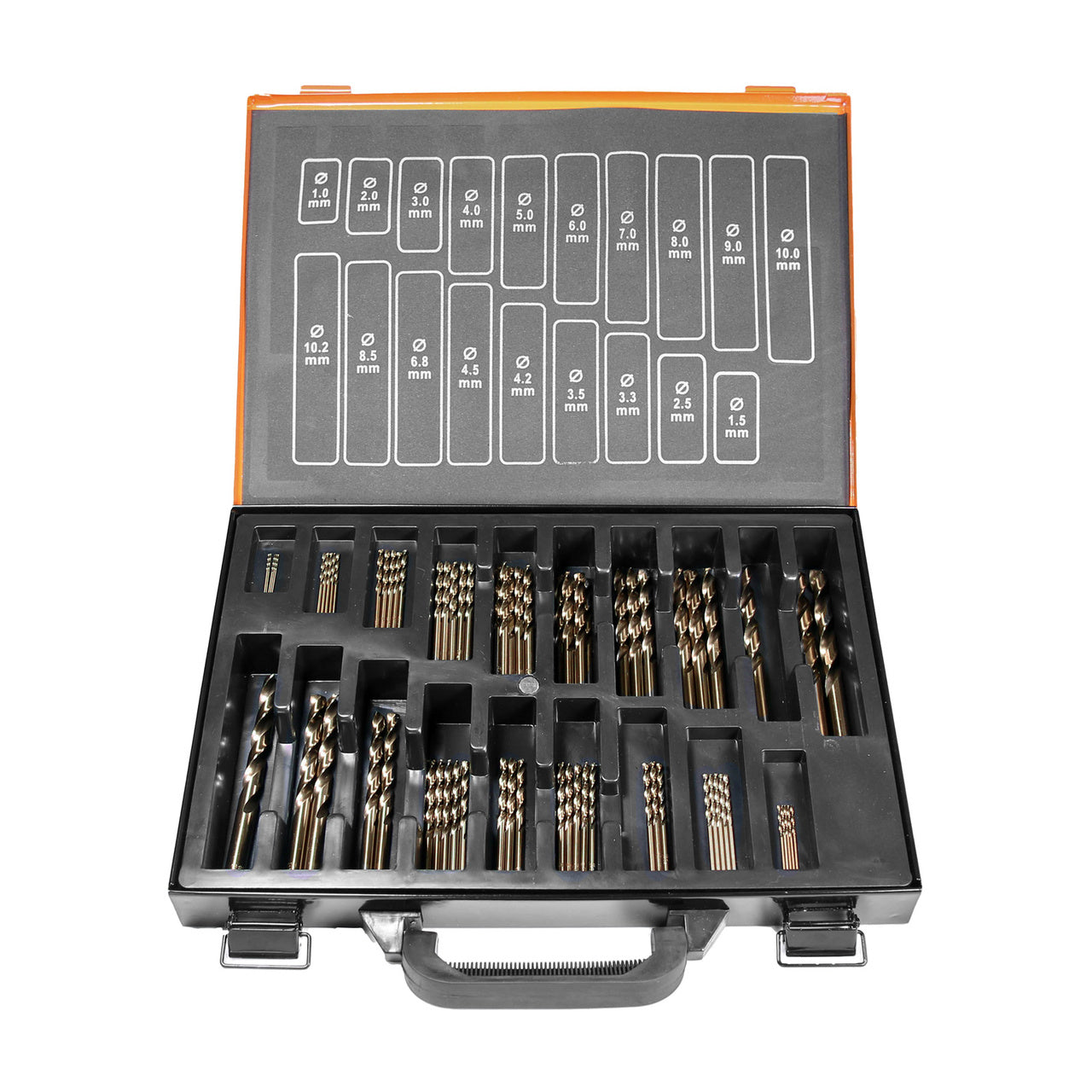HSS-G Cobolt 5% Borrset – 70 delar 1–10,2 mm | Kobaltborrar