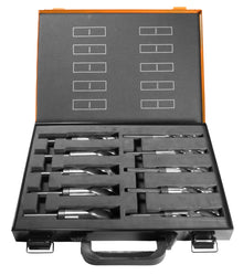 HSS-G Borrset – 8 delar 27–38 mm | Reducerat skaft