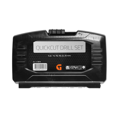 Quickcut Drill Set – 5 delar 14–25 mm | Snabb träborr