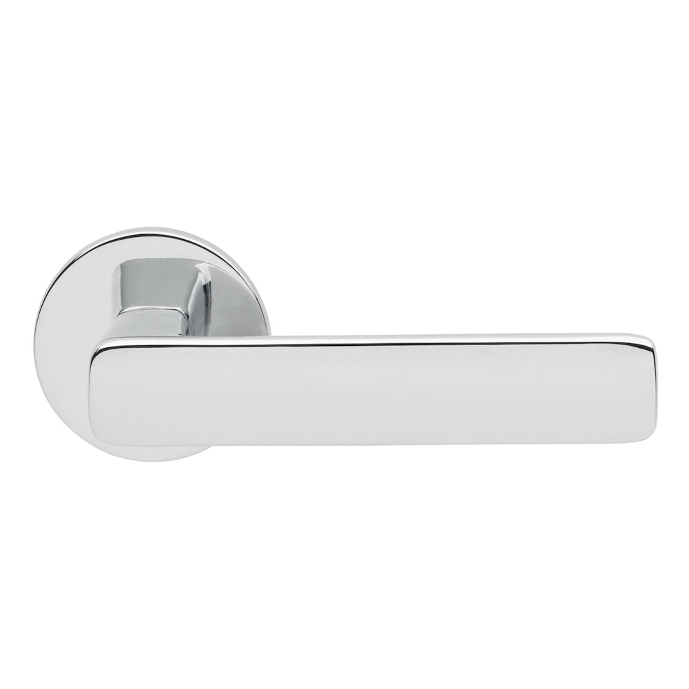 Dörrhandtag Abloy, förkromad mässing
