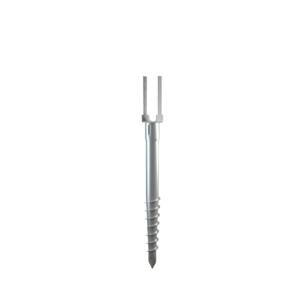 Stavrex ground screw 750 mm plank beam shoe 3″ / 4″ Ø65 mm