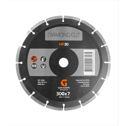 Diamond Cutting Disc välj storlek