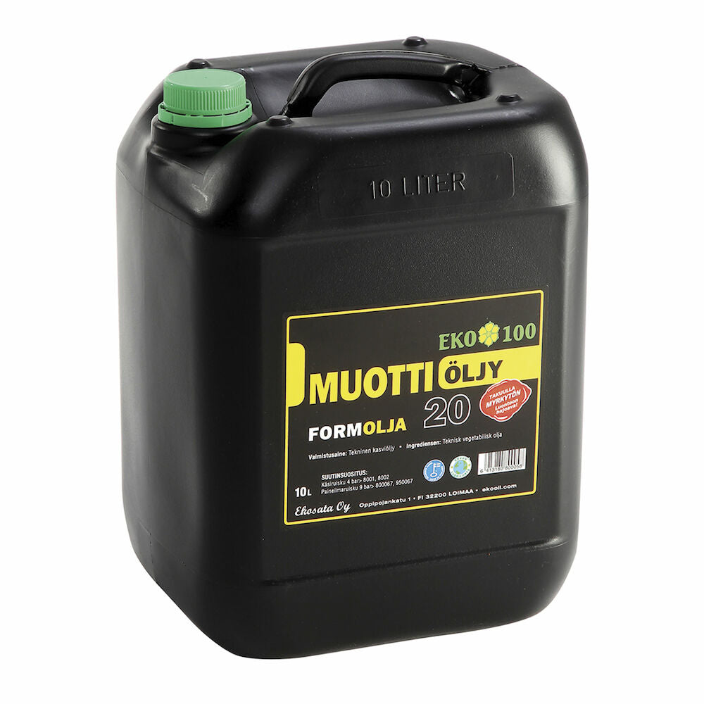Formolja 20 EKO 100 – miljövänlig formolja för betonggjutning (10 L)