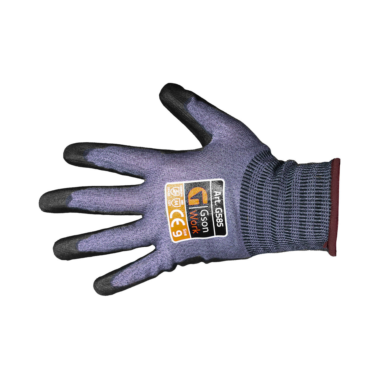 Työkäsineet Gson PU-kämmenleikkaus – PU-pinnoitettu, ote- ja leikkaussuoja