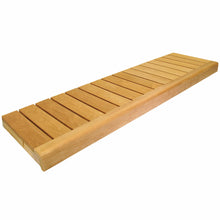 Upper sauna bench Helios 108x600x2050 mm aspen, heat-treated