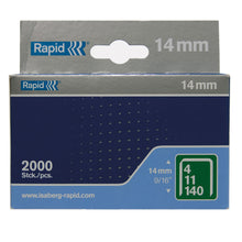 Häftklammer Rapid nr 140/14 mm – bredtrådig, 2000 st