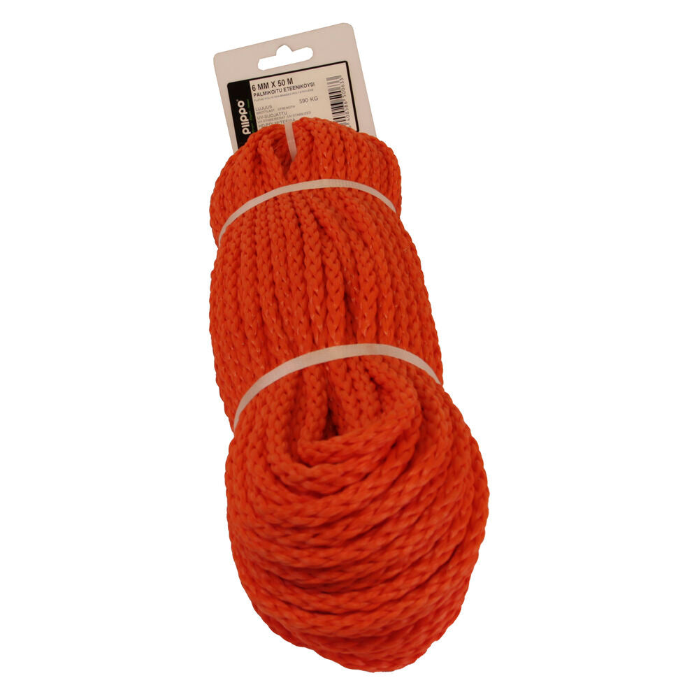 Flätat polyetenrep 6 mm 50 m