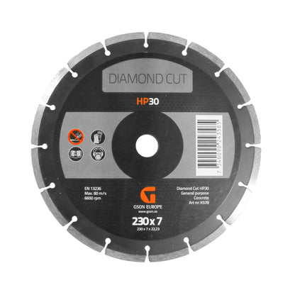 Diamond Cutting Disc välj storlek