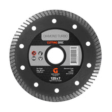 Diamond Turbo Cutting Disc 125 x 7.0 x 1.2 x 22.23 mm