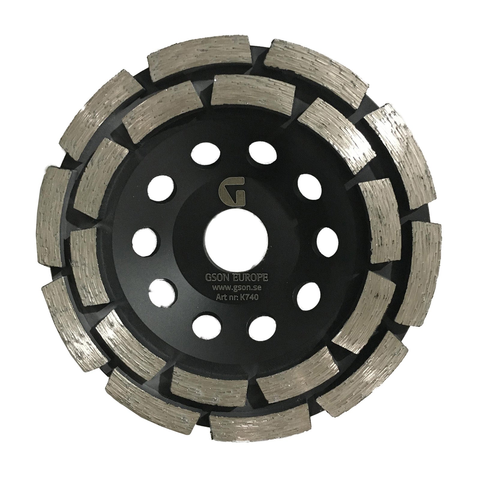 Universell diamantslipskål 125 mm – betong och sten