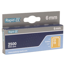 Häftklammer Rapid nr 13/6 mm – tunntrådig, 5000 st