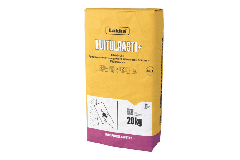 Lakka Kuitulaasti+ kuituvahvisteinen rappauslaasti 20 kg
