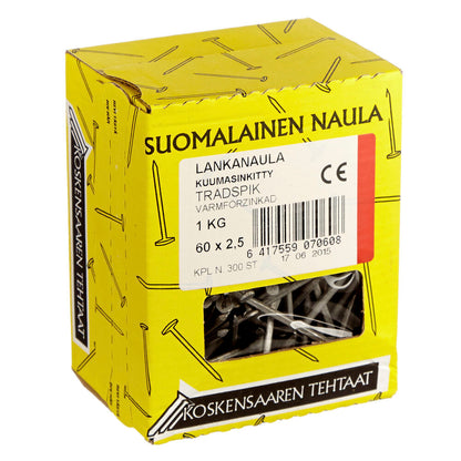 Spikar varmförzinkad 2,3x60