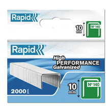 Häftklammer Rapid nr 140/10 mm – bredtrådig, 2000 st