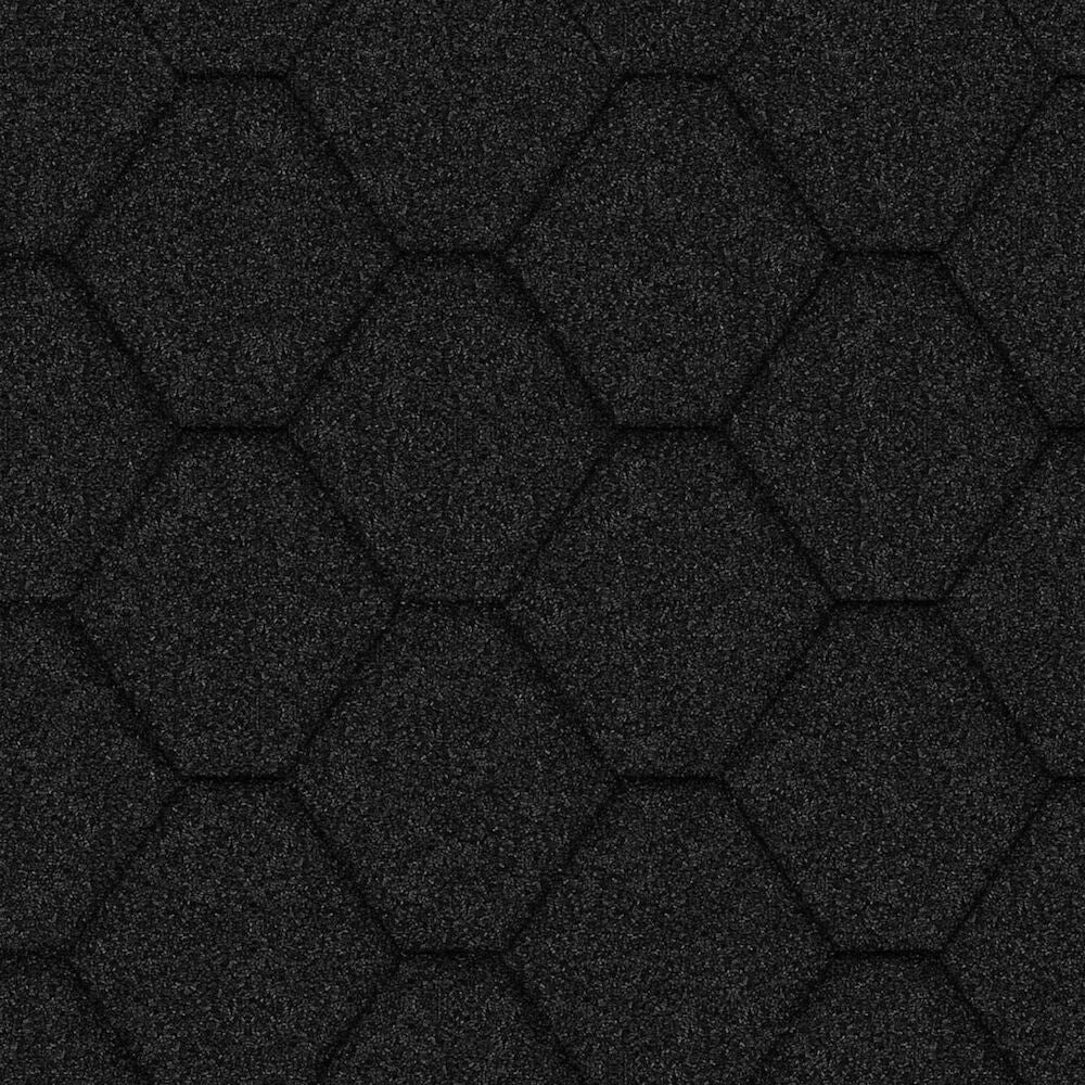 Takfilt shingel Plano Natur 3 m² – Svart