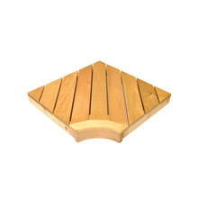 Corner bench Helios 108x600x600 mm heat-treated aspen