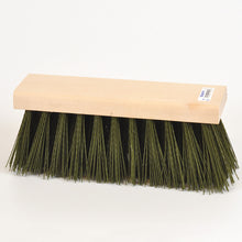 Gatuborste grön 355 mm - robust sopborste för utomhusbruk