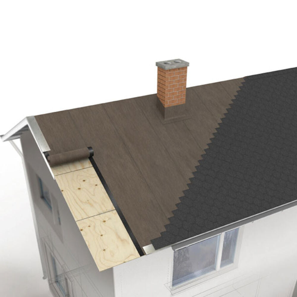 Icopal TarraPolar Underlagspapp 1 × 10 m – självhäftande kant