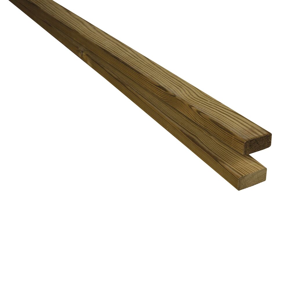 Painekyllästetty höylätty terassilauta 21x45 vihreä