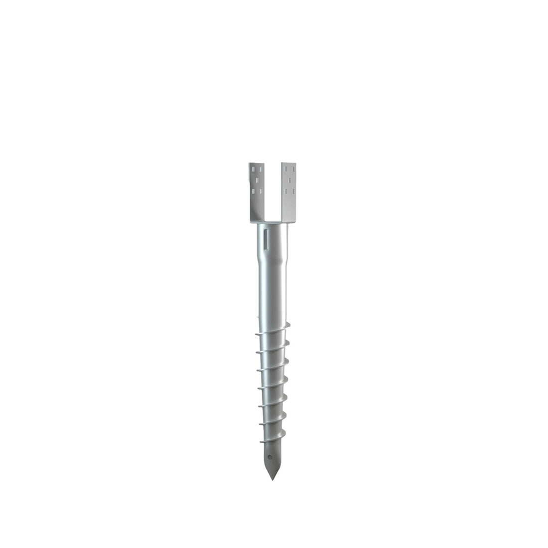 Stavrex ground screw 600 mm fixed beam shoe 3″ / 4″ Ø65 mm