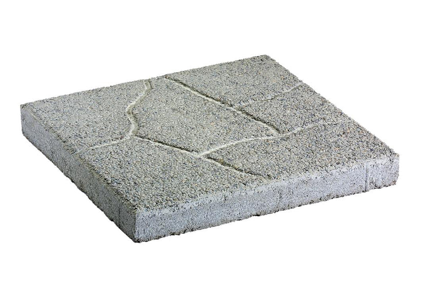 Lakka-kuviolaatta 405, kuvioitu pihakivi 40×40×5 cm – useita värejä