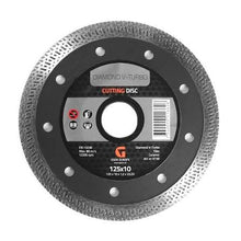 Diamant V-Turbo kapselilevy 125 x 10,0 x 1,2 x 22,23 mm