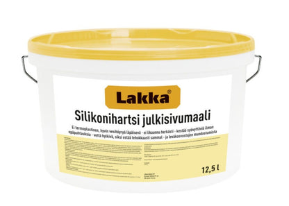 Lakka-silikonihartsimaali julkisivuille 12,5 litraa