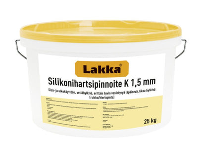 Lakka silikonihartsirappaus K 1,5 mm – 25 kg
